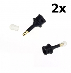 Toslink la Mini Toslink 3.5mm Adaptor Optic 2 buc 