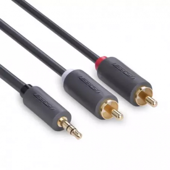 2 RCA male to 3.5mm Audio Jack male cable Lungime 3 Metri 