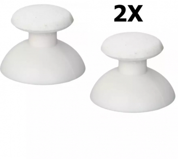 2 x Analog Thumbsticks Cap pentru Controller PS2 PS3 Culoare Alb 