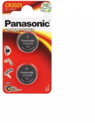 2x Panasonic CR2025 Lithium baterie plata 3V Continutul pachetului 1x Blister