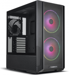 Carcasa Lian Li LANCOOL 216 Tempered Glass Mid-Tower fara sursa ARGB Negru 
