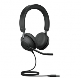 Casti stereo cu microfon Evolve2 40 SE Jabra USB-A Negru 