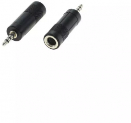 Adaptor jack stero de 6 35mm la 3 5mm x2 Buc 
