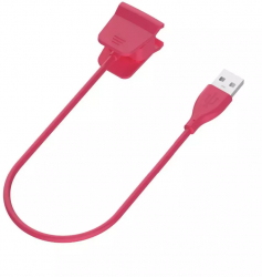Adaptor incarcator USB pentru Fitbit Alta HR Culoare Roz cabluri componente