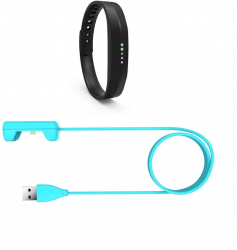Adaptor incarcator USB pentru Fitbit Flex 2 Culoare Albastru cabluri componente