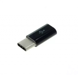 Adaptor Micro USB Mama la USB Type C Tata Culoare Negru 