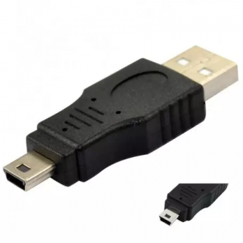 Adaptor USB A tata la Mini USB cu 5 pini 