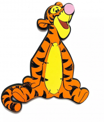 Autocolant sticker decorativ de perete 3D din desene animate Winnie the Pooh Tip Tigru 