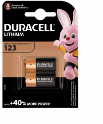 Baterie litiu Duracell CR123 CR123A 3V pachet Duo Continutul pachetului 1x Blister 