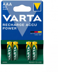 Baterie reîncărcabilă Varta AAA HR3 800mAh Conținutul pachetului 1x Blister