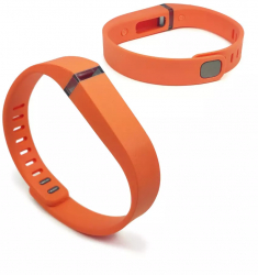 Bratara TPU pentru Fitbit Flex Marime L Culoare Portocaliu 