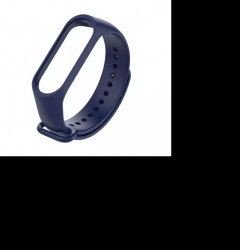 Bratara TPU pentru Xiaomi Mi Band 3/4 Culoare Albastru inchis 
