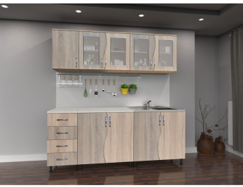 Bucatarie CIP S 2M 200x60x200cm sonoma/truffe 