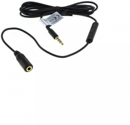 Cablu adaptor audio de 3 5 mm cu microfon si control volum 