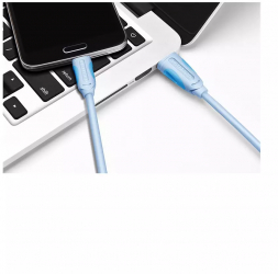 Cablu de date USB 2.0 la USB de tip C 3.1 Lungime 50 centimetri Culoare Albastru 
