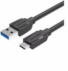 Cablu de date USB 3.0 la USB de tip C - Negru Lungime 2 Metri 
