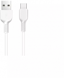 Cablu de date USB la USB Tip-C HOCO Flash X20 Lungime 2 Metri Culoare Alb 