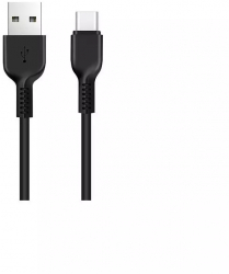 Cablu de date USB la USB Tip-C HOCO Flash X20 Lungime 1 Metru Culoare Negru 