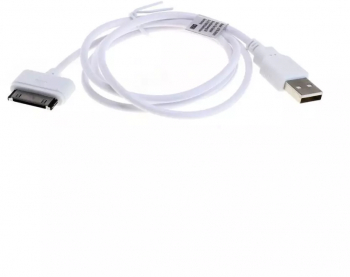 Cablu de date USB OTB compatibil cu Apple iPhone 3G/3GS/4/4S/iPod alb 