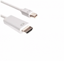 Cablu Mini DisplayPort la HDMI tata Lungime 3 Metri Culoare Alb 