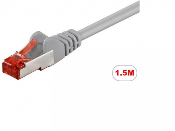Cablu retea CAT 6 S / FTP PIMF CU Lungime 1.5 Metri cabluri componente