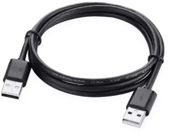 Cablu USB 2.0 tip A Tata - Tata Lungime 2 Metri Culoare Negru 