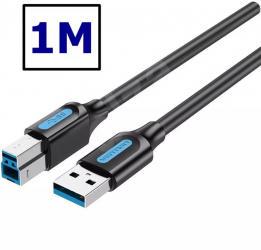 Cablu VENTION USB 3.0 A Tata la B Tata Lungime 1 Metru