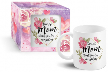 Cana portelan 300ml Dearest Mom Bg-Tech