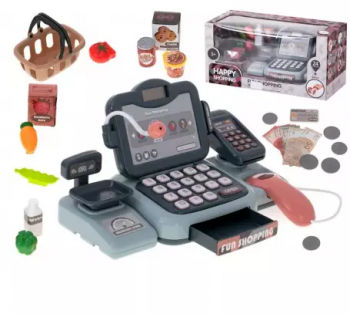 Casa de marcat electronic cu accesorii si scanner pentru copii