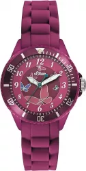 Ceas cu cuart pentru fete s.Oliver SO-2595-PQ violet - SECOND 