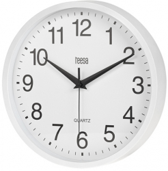 Ceas Perete 25cm Argintiu Teesa 