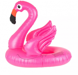 Colac gonflabil pentru copii model flamingo roz 