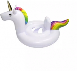Colac gonflabil pentru copii model unicorn 70 cm 