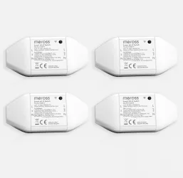 Comutator inteligent WiFi universal Meross 10A DIY telecomanda 4 bucati - RESIGILAT 