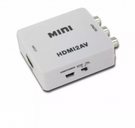 Convertor HDMI la AV RCA Culoare Alb