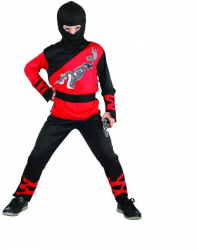 Costum carnaval Dragon Ninja pentru copii 6-8 ani 120-130 cm