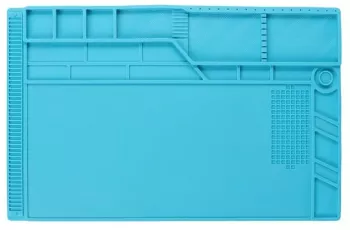 Covoras multifunctional din silicon pentru pistoale de lipit Velleman AS12 550 x 350 mm 500 C 