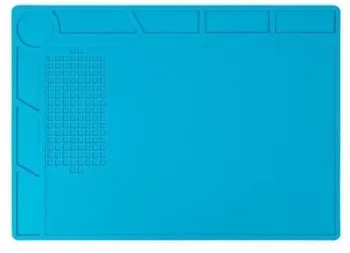 Covoras multifunctional din silicon pentru pistoale de lipit Velleman AS19 350 x 250 mm 500 C 