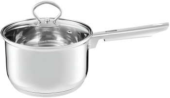 Cratita din inox cu maner compatibila cu plita cu inductie 16 cm 1 6 l Danny Home 