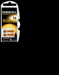 Duracell ActivAir Hearing Aid DA13 1.45V baterii aparate auditive Continutul pachetului 1x Blister 