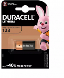 Duracell CR123 CR123A Lithium Blister Pack Continutul pachetului 1x Blister 