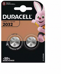 Duracell CR2032 3V baterie plata - 2 Buc Continutul pachetului 1x Blister 