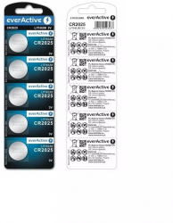 everActive CR2025 165mAh 3V baterie plata Continutul pachetului 1x Blister