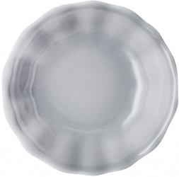 Farfurie desert 19cm gri ceramica AMBITION Diana Rustic 