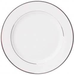 Farfurie desert 19cm portelan AMBITION Aura Silver 