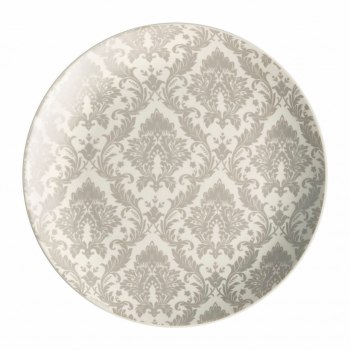 Farfurie desert 20cm gri portelan AMBITION Glamour 