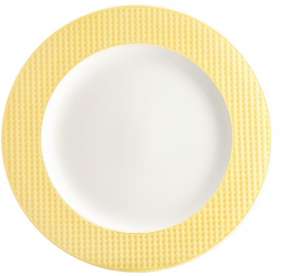 Farfurie desert 21.5cm galben portelan AMBITION Nordic 