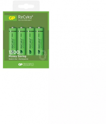 GP ReCyco+ AA / Mignon / HR6 / LR6 1300mAh Baterii reincarcabile - 1300 Series Continutul pachetului 1x Blister 