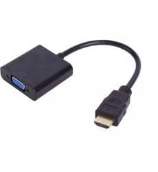 HDMI Tata la VGA Mama Adaptor Convertor Culoare Negru 
