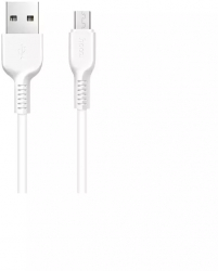 HOCO Flash X20 cablu de date USB la Micro-USB Lungime 1 Metru Culoare Alb 